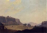 William Hodges A View of Part of the South Side of the Fort at Gwalior oil on canvas